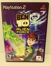 PS2 BEN 10 Alien Force Sony Playstation 2 Video Game 2008 Rated E-Everyone