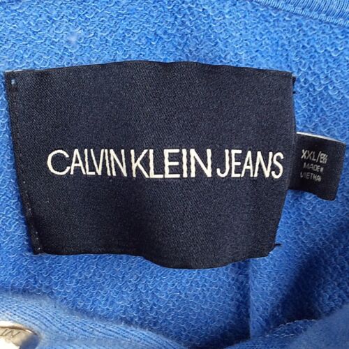 Calvin Klein Hoodie Sweatshirt Womens Size XXL Blue Tie Dye Ombre - Picture 12 of 13