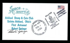 Robert Springer signed cover NASA Shuttle Astronaut