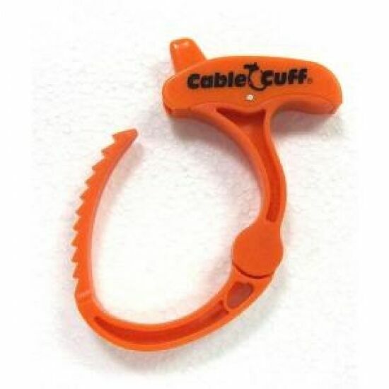 2 Cable Cuff Adjustable Reusable Medium Clamps Cfm0803 Orange for sale
