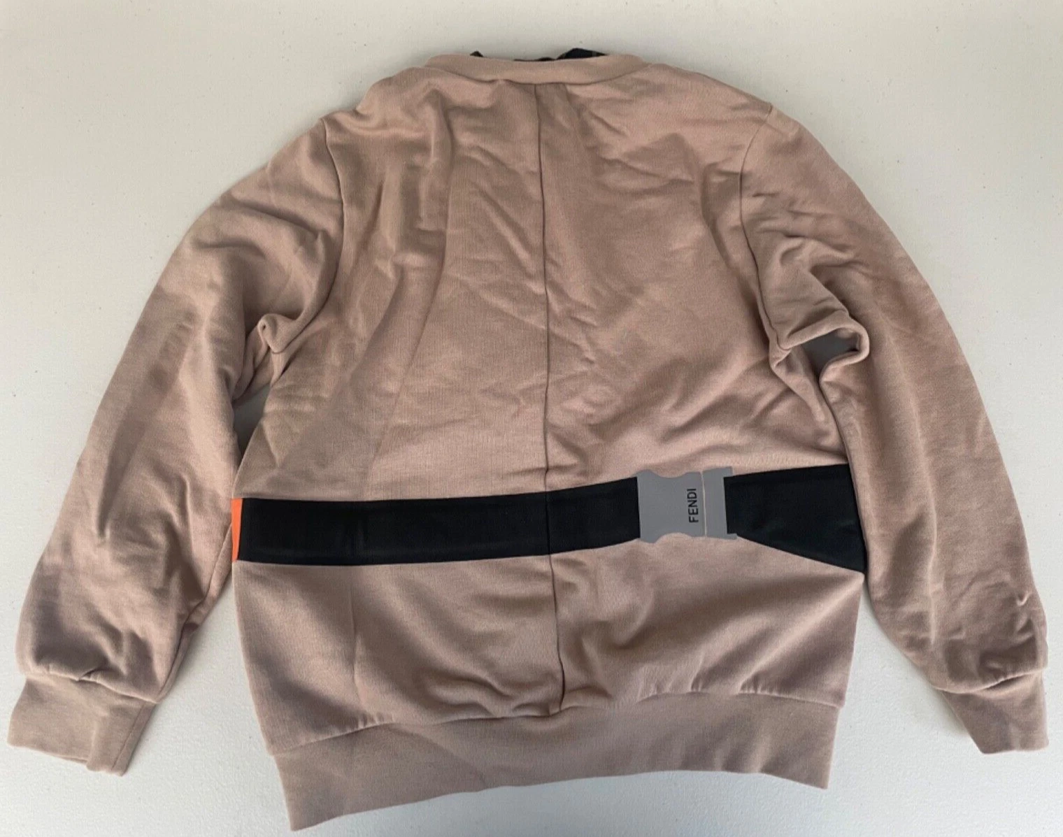 Borsa cintura Fendi stampa cotone felpa con cappuccio 12 anni 12 anni nuova con etichette