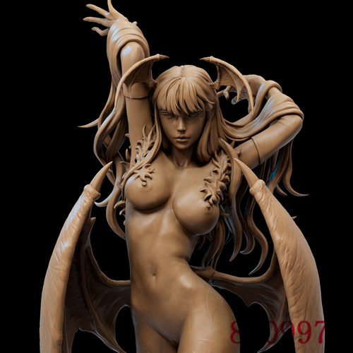 Morrigan 3D Printing Figure Unpainted Model Sculpture GK Blank Kit New In Stock - Picture 9 of 11