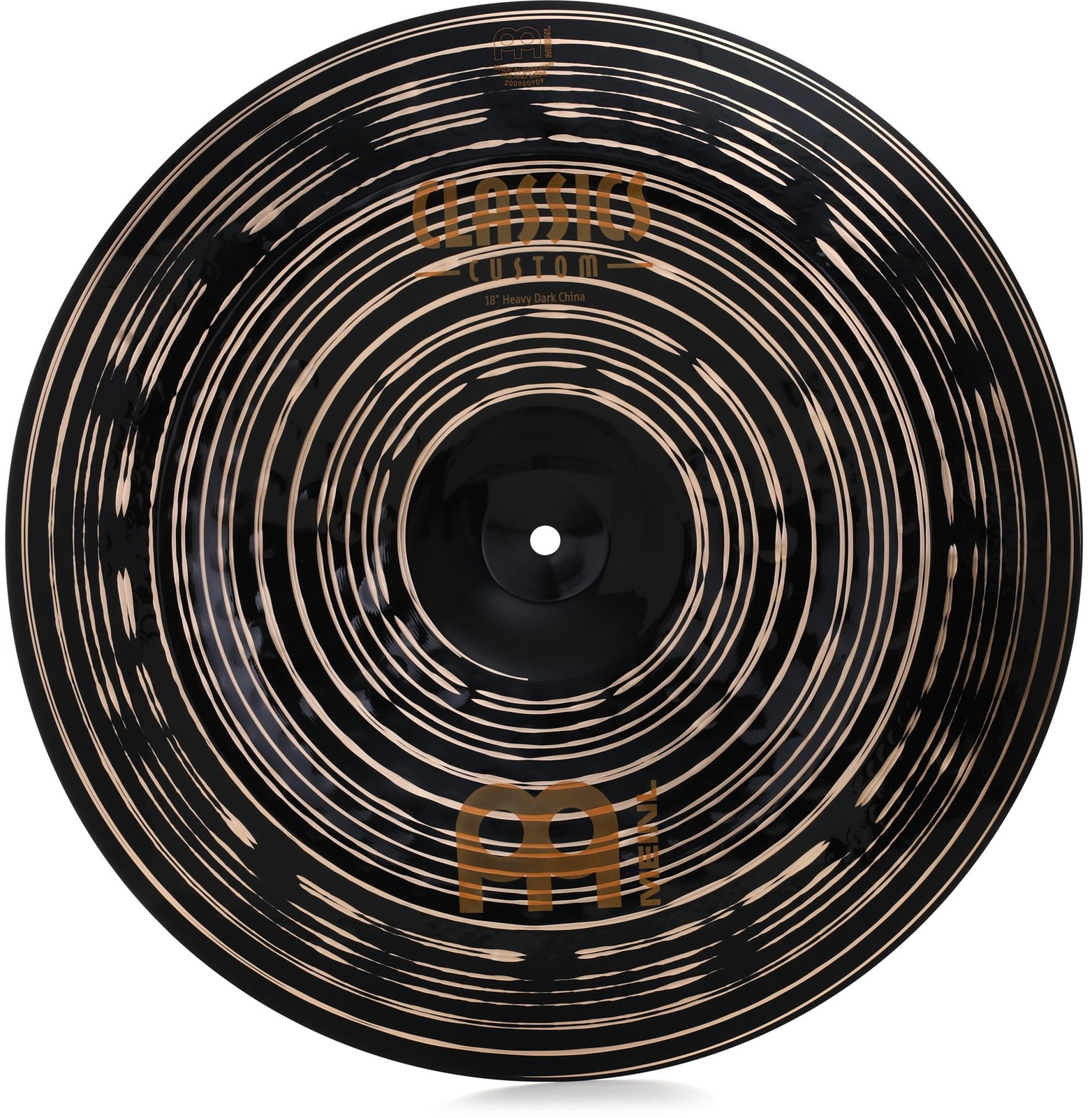 Тарелки Meinl 18-дюймовая классическая фарфоровая тарелка из темного тяжелого фарфора, изготовленная на заказ