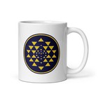 Battlestar Galactica Colonial Forces white mug glossy