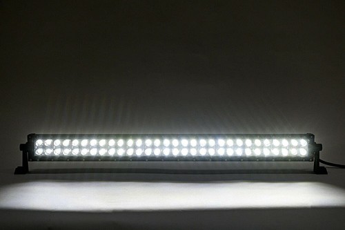 Led Spot Light Bar 32" 180w Amber Flash Cross DRL Light Dual Function 12-24V - Picture 4 of 7
