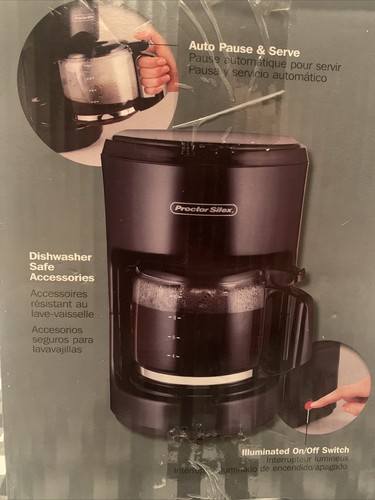 Proctor Silex robuste Kaffeemaschine 10 Tassen Kapazität BRANDNEU, versiegelt - Bild 4 von 4