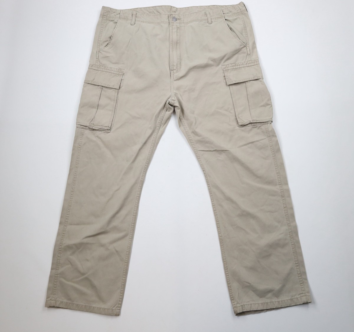 y2k archive levi's cargo pants goodフェード Vintage Y2K Levis Mens 44x32 Faded Baggy Fit Wide Leg Cargo