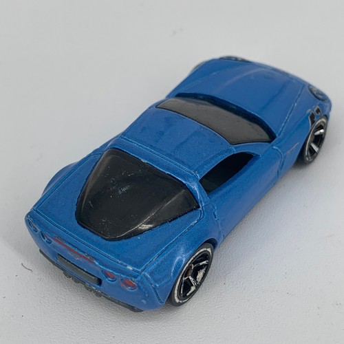 Hot Wheels 2010 modelos de coche azul Corvette suelto - Imagen 4 de 8