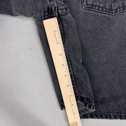 Vintage Levis 550 Shorts Mens 34 Black Relaxed Faded Jean Jorts Orange Tab Y2K - Picture 6 of 10