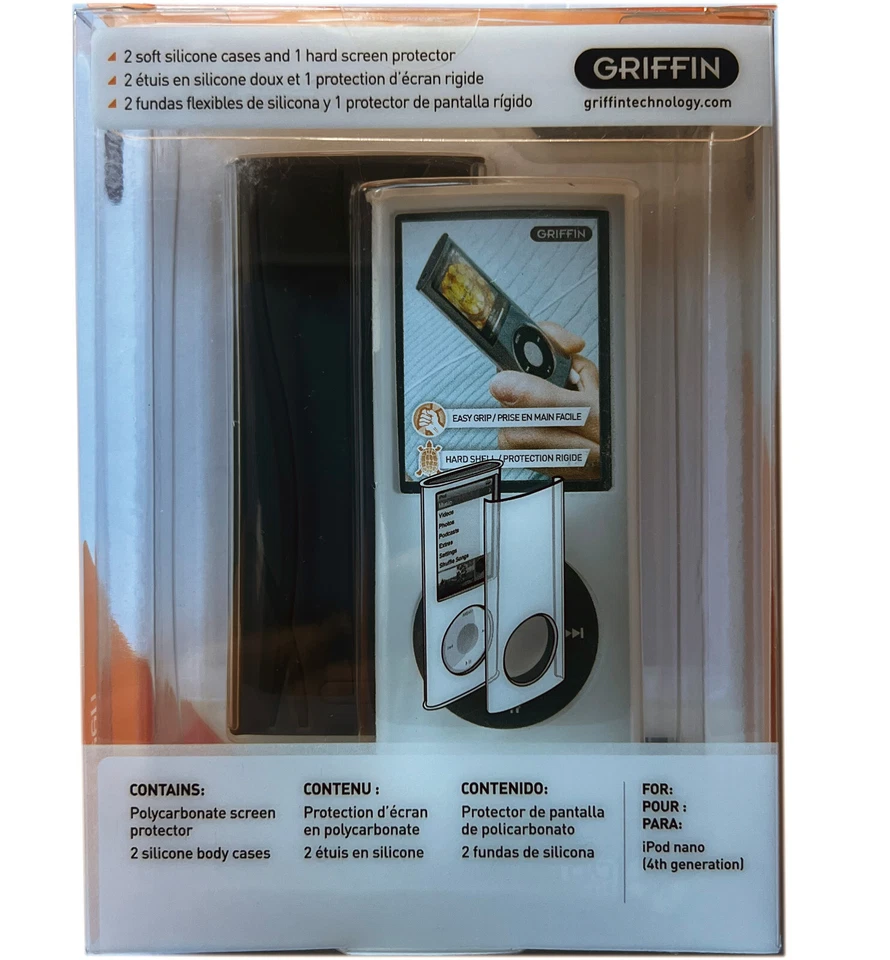 Funda Protectora Carcasa Dura Transparente Resistente para iPod Nano 4G 4ª GENERACIÓN 8GB 16GB Foto 3 de 4