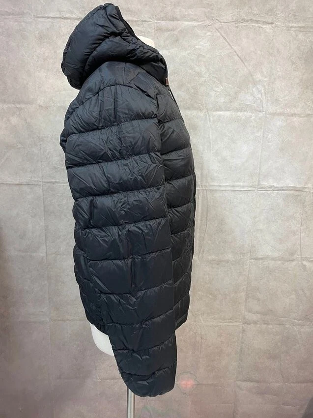 Jaqueta Polo Ralph Lauren Feminina Preta com Capuz Zíper Completo Tamanho G - Imagem 4 de 4