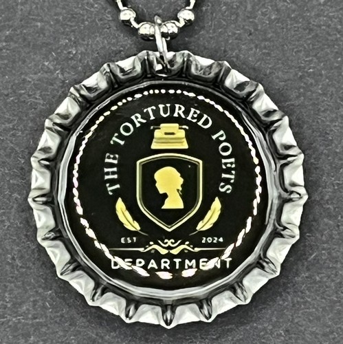 Taylor Swift Inspired Necklace /  The Tortured  Poets Department  / Trendy Gift - Picture 2 of 2