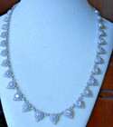 "New" Judith Ripka Dew Drop Cz Cubic Zirconia Sterling Collection Necklace #229