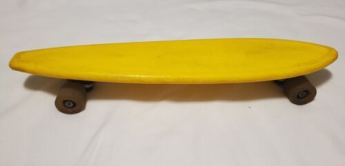 Early skateboard Super Surfer formica & wood vintage wheels