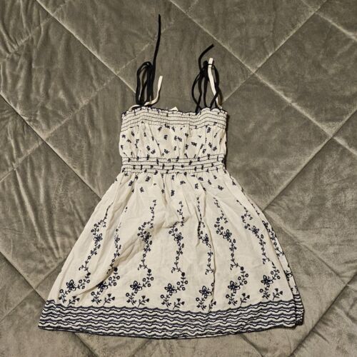 Mine - Women's Peasant Top - Size L - Floral Boho Style Blouse - Elastic Bust - Picture 2 of 8