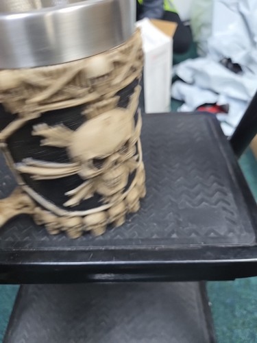Nemesis Now Large Tankard of Skulls Mug 16cm Ivory - Picture 7 of 9