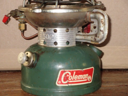Vintage Coleman 502 Single Burner Camp Stove 8-1971 Tested Works! - Picture 3 of 10