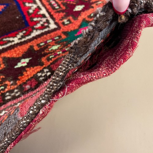Antico Copricuscino Marocco Kilim Tessuto Tappeto Spargi Cuscino Modello - Foto 8 di 11