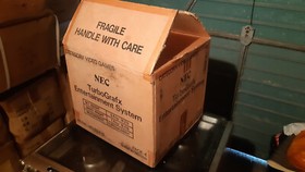 *Loft find* empty NEC TurboGrafx games console factory carton case lot PC Engine