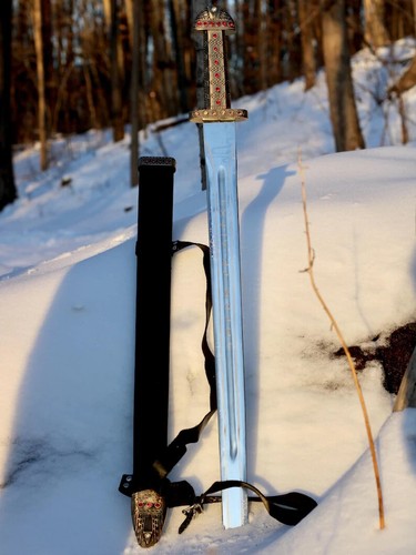 Replica of King Ragnar’s Viking Sword Handcrafted | D2 High Carbon Steel - Picture 2 of 6