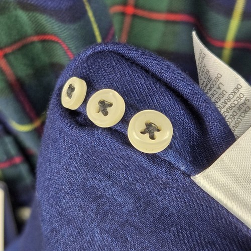 Polo Ralph Lauren Herren Hemd Größe 4XLT kariert Knopfleiste Preppy Karriere 90er grün - Bild 17 von 19