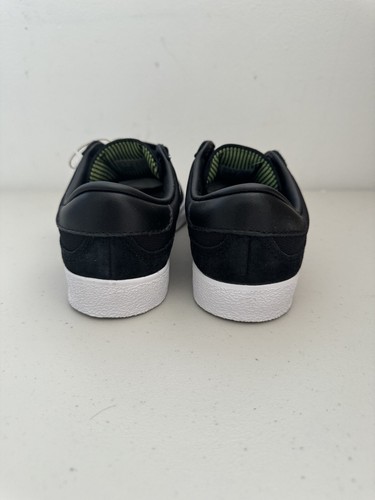 Adidas Mens Puig Indoor Low Suede Leather  Black White Gum Gold |GW5614| - Picture 3 of 5