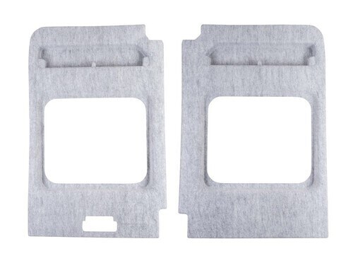 Hecktürverkleidung für Fiat Ducato (H2) ab Bj. 07/2006, 2er-Set, grau