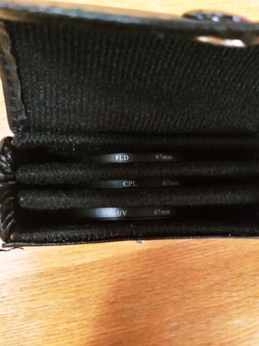 Generic 3 Lens UV/FLD/CPL Filter Kit w/ Filter Pouch, 67mm, 3 IN 1 FILTER KIT - Picture 2 of 2