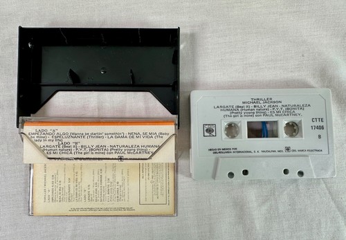 RARE Michael Jackson - Thriller Cassette Tape Dolby CBS Epic MEXICO 1982 Variant - Picture 5 of 5