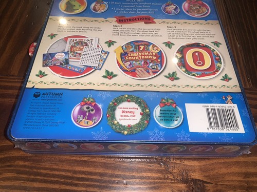 Disney Natale Conto alla Rovescia Trova Chiave Sblocco Scatola Regalo Speciale Giorno di Natale Sigillato - Foto 6 di 7
