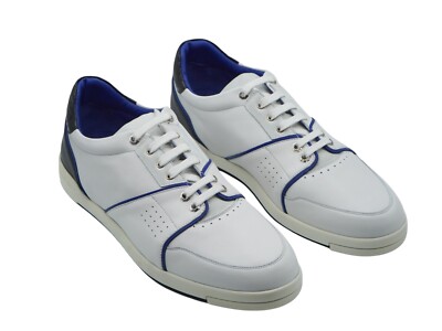 Baskets En Cuir Stefano Ricci Noires - Taille EU 42 (US 9) - Neuf Avec étiquettes Et Boîte - Modèle SR2718