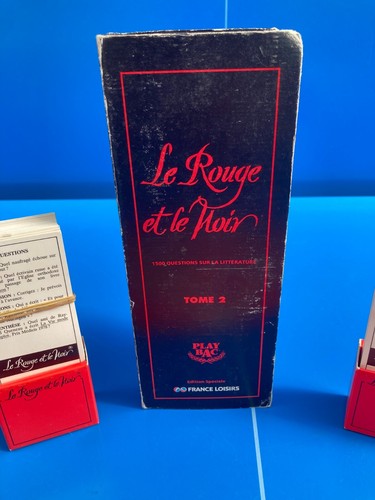 Juego De Empresa Completo El Rojo Y El Negro -tomé 2 PLAY BAC - Hatier - 1988 - Imagen 3 de 10