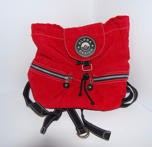 SAC A DOS ALPHA DESIGN ROUGE. - Picture 4 of 4