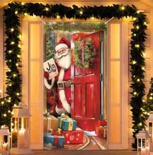 Christmas Door Decorations Christmas Door Cover Christmas Door Banner Christmas