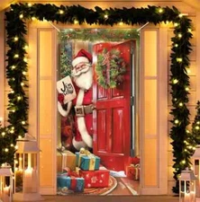 Christmas Door Decorations Christmas Door Cover Christmas Door Banner Christmas