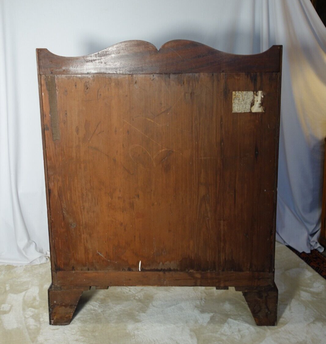 An Edwardian Mahogany Waterfall Bookcase in the Regency Style - Picture 7 of 8