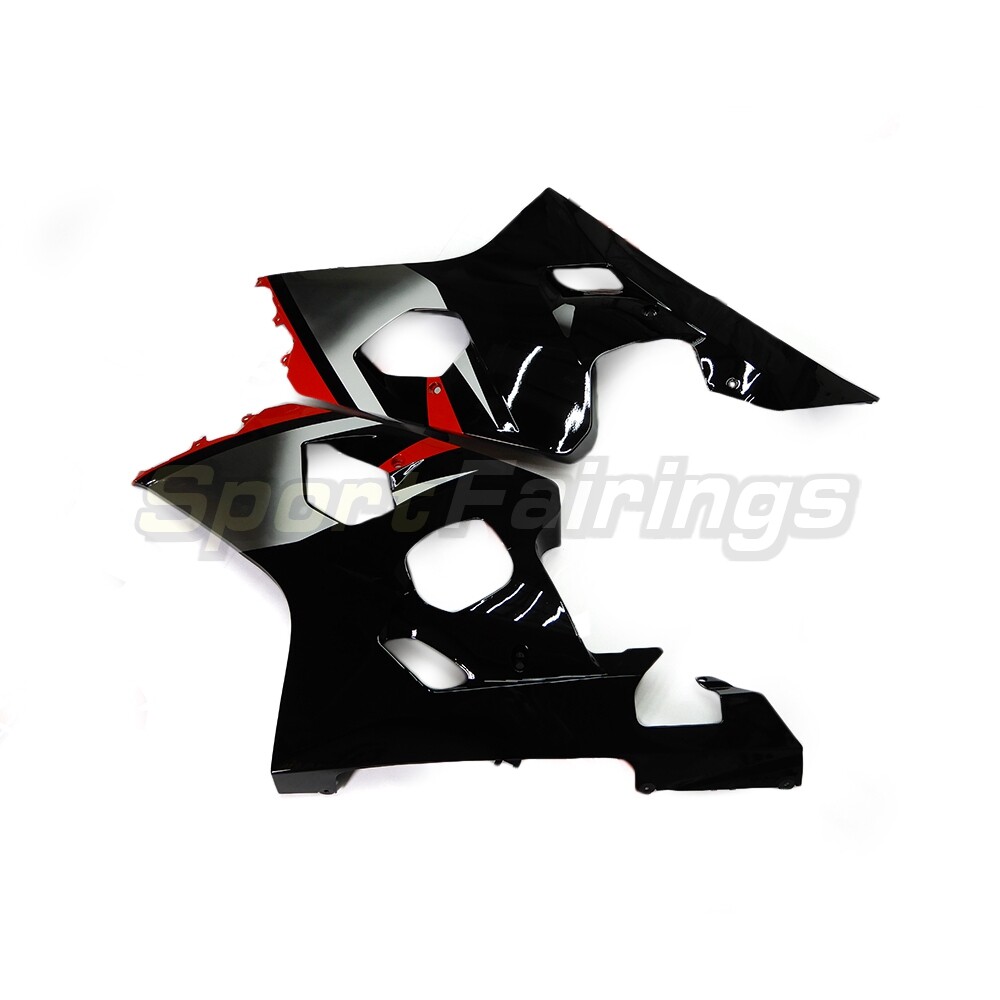 Injection Fairings for GSXR750 2004 2005 Suzuki GXSR600 K4 Red Black Body Covers image