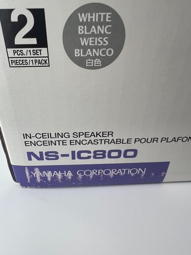 Yamaha NS-IC800 8" 2-Way 140W Coaxial In-Ceiling Speakers Slim (Pair) (2) *READ - Picture 3 of 6