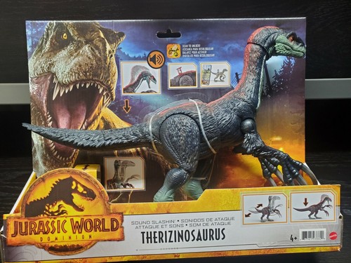 Jurassic World Dominion Sound Slashin Therizinosaurus Dinosaurierfigur Spielzeug Mattel - Bild 1 von 5