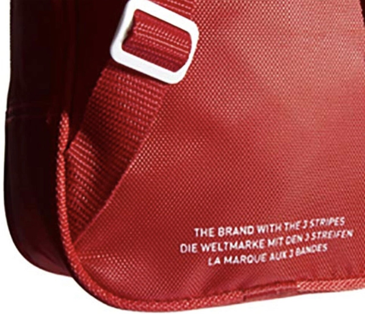 Adidas Originals Santiago Mini Backpack Red/white Size SMALL 