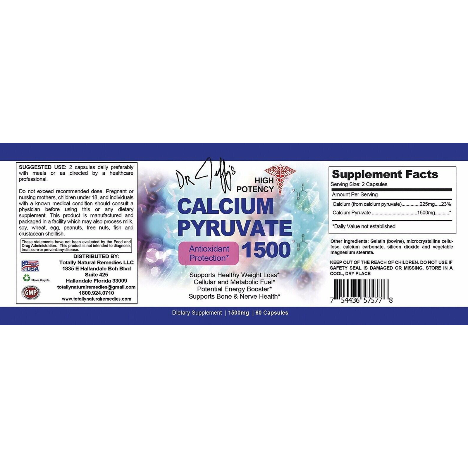 Calcium Pyruvate Antioxidant Supplements Forskolin Extract Weight Loss Diet Pill