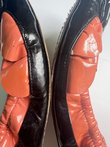 Miu Miu Patent Leather Colorblock Patern Ballet Flats Shoes Size EUR 40 US 10 - Picture 10 of 15
