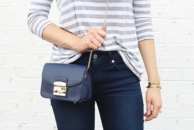 Furla metropolis online mini navy