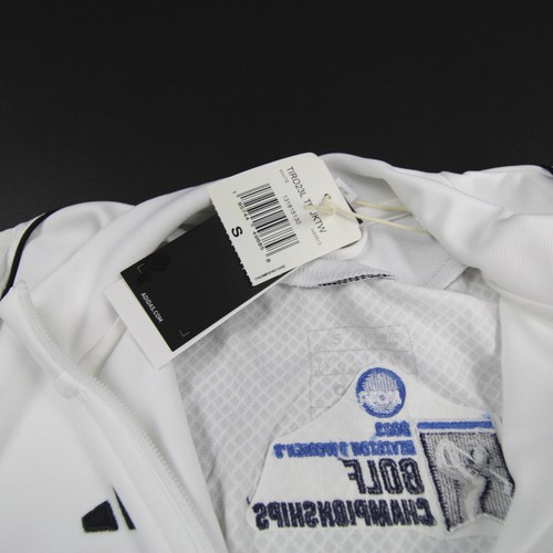 Kansas Jayhawks adidas Aeroready Jacket Women's White Used - Picture 4 of 5
