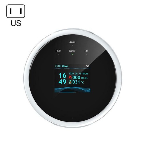 Wifi Gaslecksuchgerät für Zuhause Erdgas Lecksuchgerät LCD Bildschirm APP Alarme - Bild 13 von 15