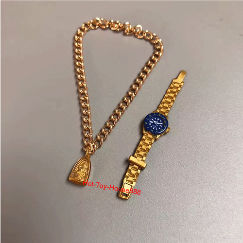 1/6 Diving Watch Model+Gold Buddha Necklace Model for 12'' Figure Accessories - Picture 3 of 3