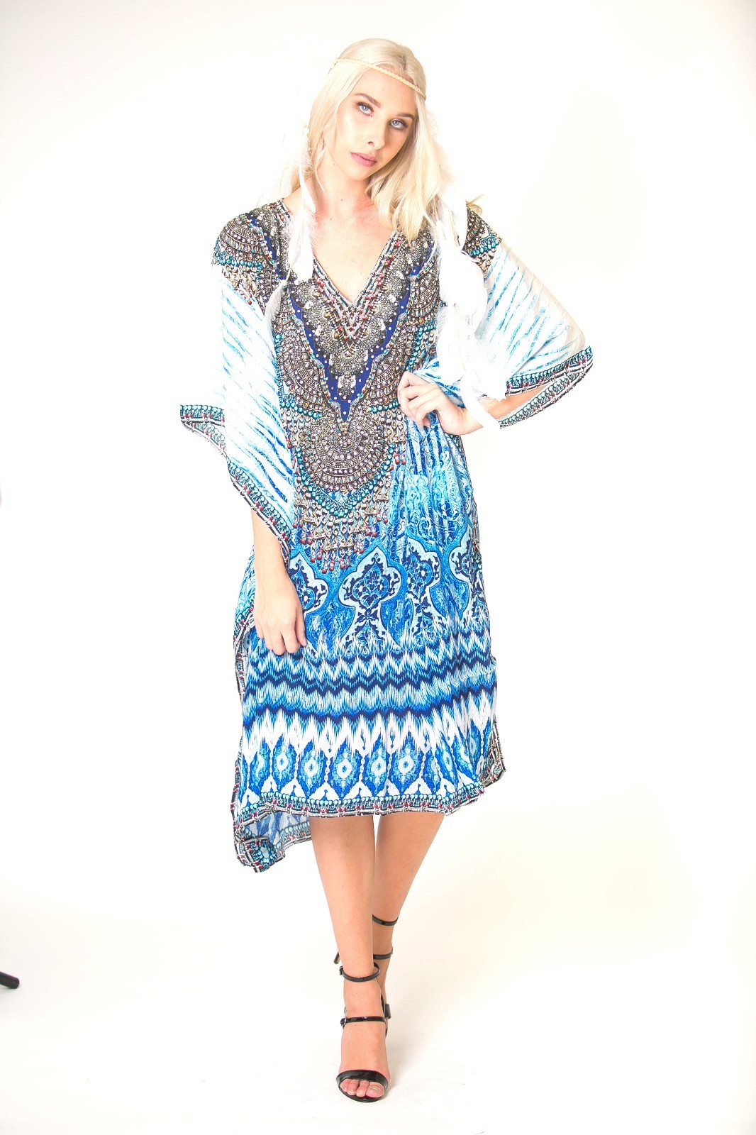 Resort Beach wear Silky Soft Kaftan Designer Animal Viscose digital Print SV 606 Resort Beach wear Silky Soft Kaftan Designer Animal Viscose digital Print SV 606