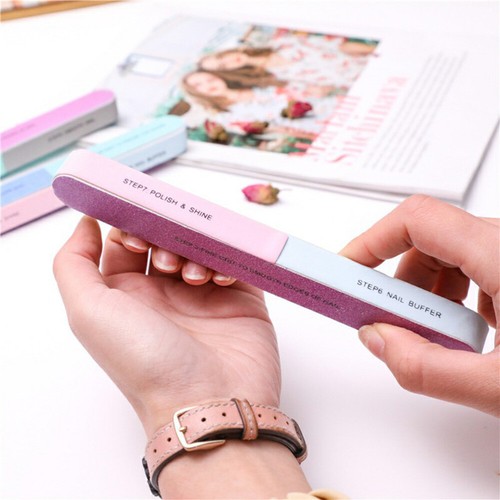 Ventes exceptionnelles 12 Pcs Fichier Des Ongles Brouilles Polissage Lime À Tampon Pour En Acrylique