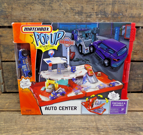 Matchbox Pop Up Adventure Set Auto Center Ready For Action Ford Tow Truck J4761 - Picture 8 of 8
