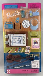 2001 Mattel Barbie Fashion Avenue ACCESSORY BONANZA Laptop Boombox Camera 28868